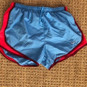 Nike running shorts and nike sports bra